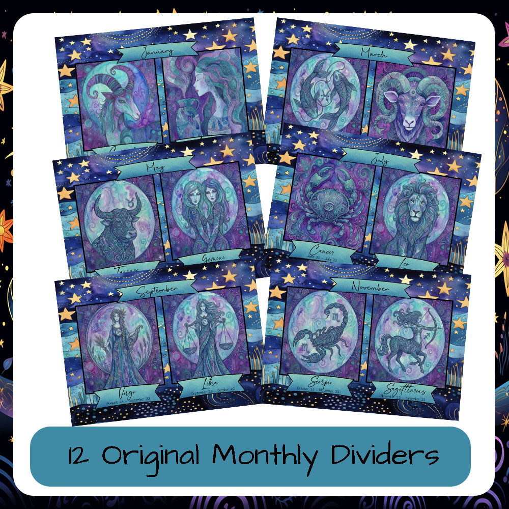 2026 Zodiac Planner (Printable) - Image 4