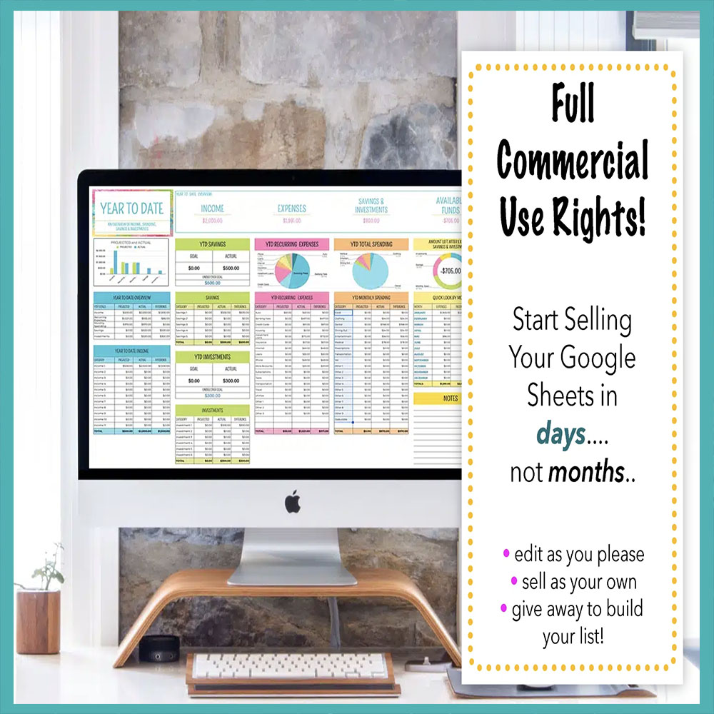 Done-For-You Home Management Spreadsheet - Image 2