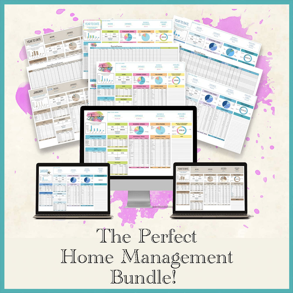 Done-For-You Home Management Spreadsheet