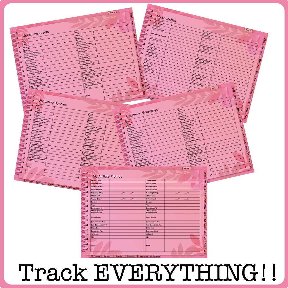 Your Affiliate Promotions & Launch Planner and Tracker - Image 2